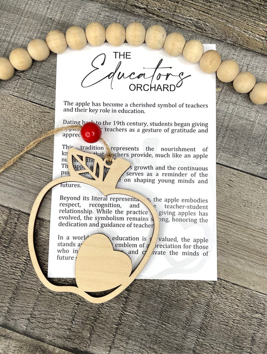 Story Ornament - Apple - The Educators Orchard