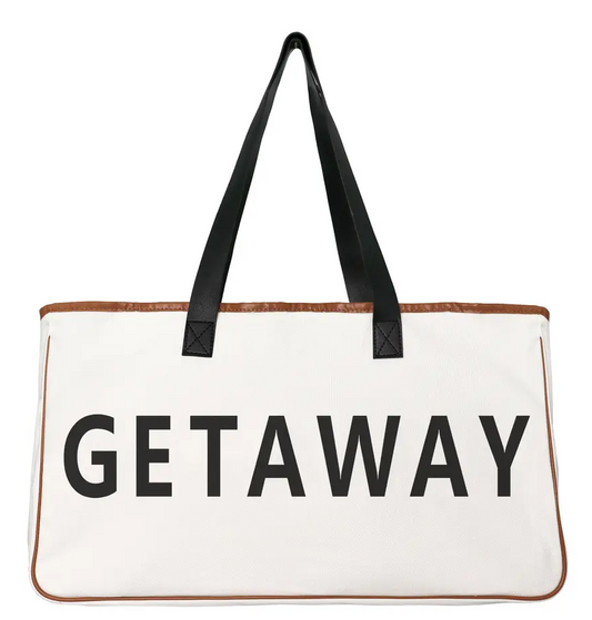 Weekend Bag - Getaway Canvas Tote Bag