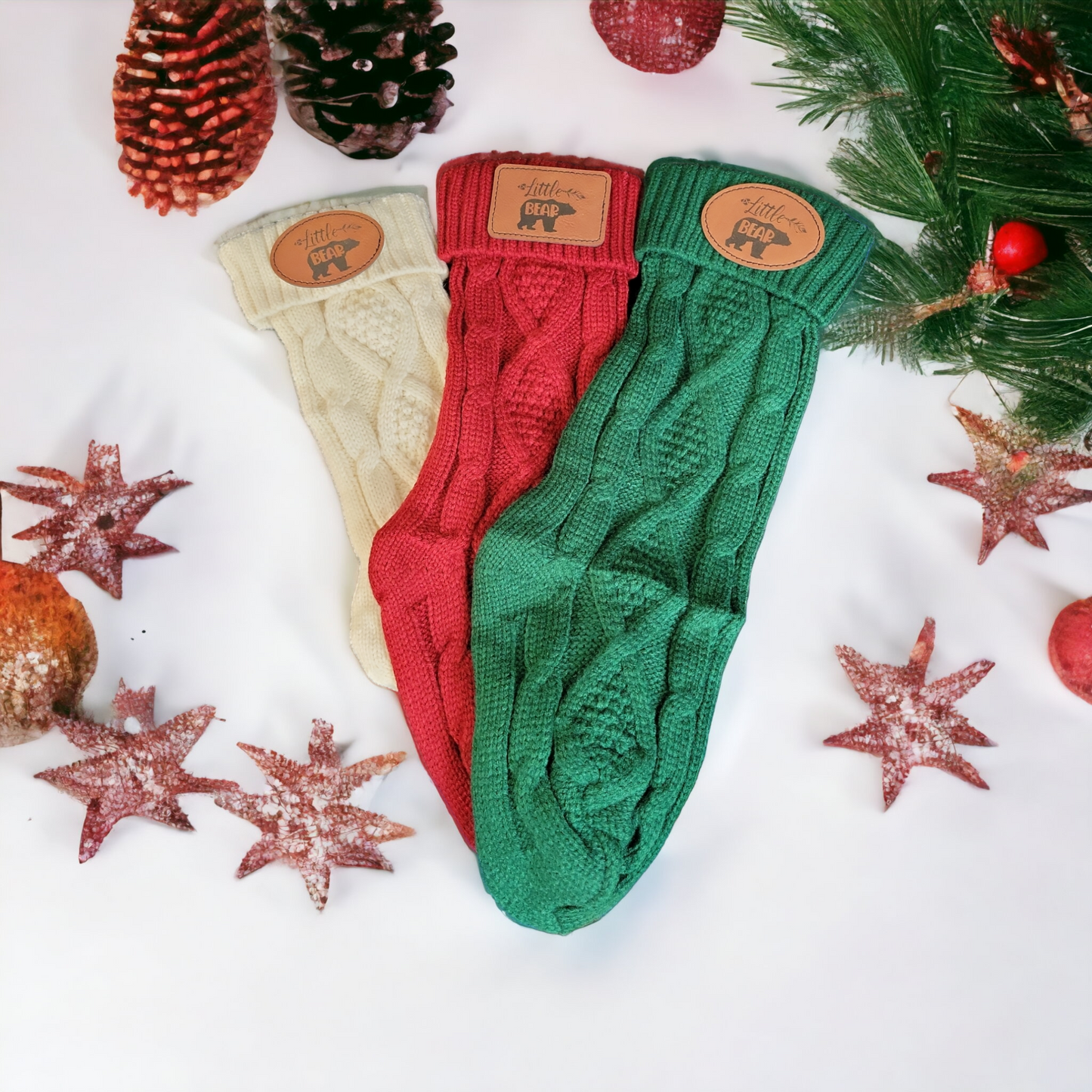 Christmas Stockings - 3 Colors to Choose From